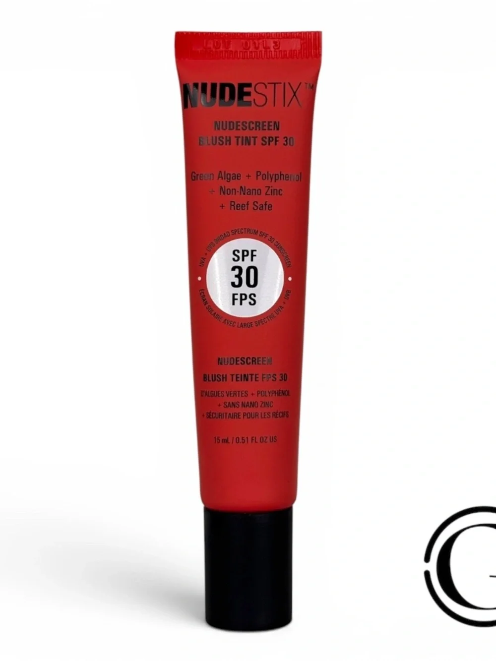 NUDESTIX ~ NUDESCREEN BLUSH TINT SPF 30 ~ STRAWBERRY SUNBURST ~ 0.51 OZ